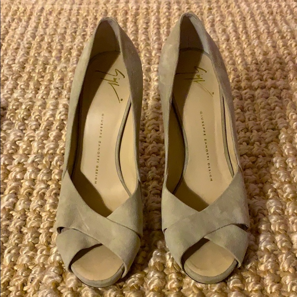 Suede heels Giuseppe Zanotti